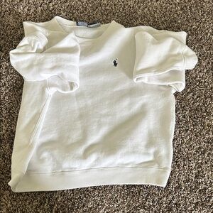 Polo by Ralph Lauren White Crewneck Sweater
